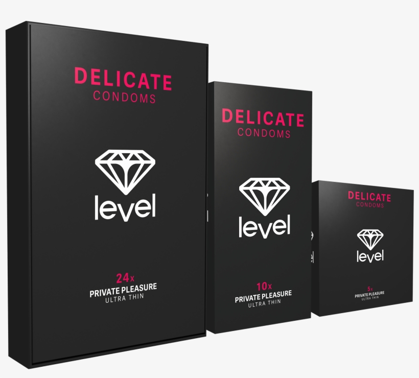 Download Delicate Condoms All Sizes - Level Popular Condooms 24st, transparent png