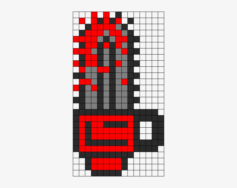 Groovy Evil Dead Chainsaw Perler Bead Pattern / Bead - Chainsaw Perler Beads, transparent png