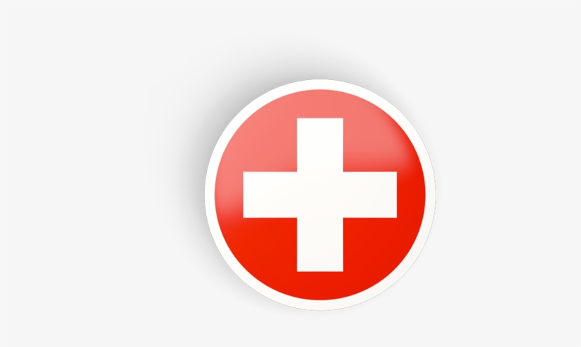 Illustration Of Flag Of Switzerland - Switzerland Flag Round Png, transparent png