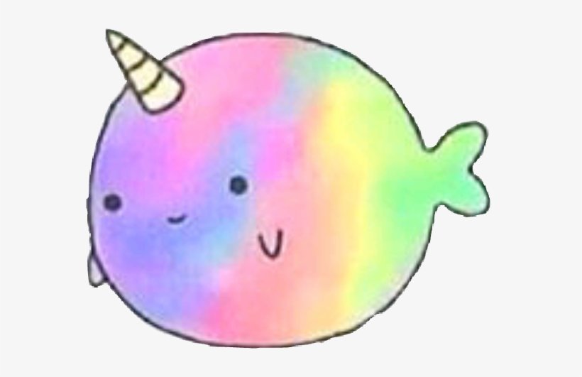 Fat Fish Unicorn Tumblr Sticker Caro Zappala Png Fat - Its Okay To Be Different, transparent png