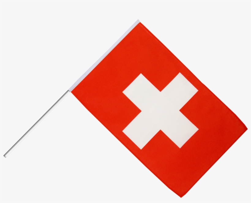 Switzerland Hand Waving Flag - Switzerland Hand Flag, transparent png