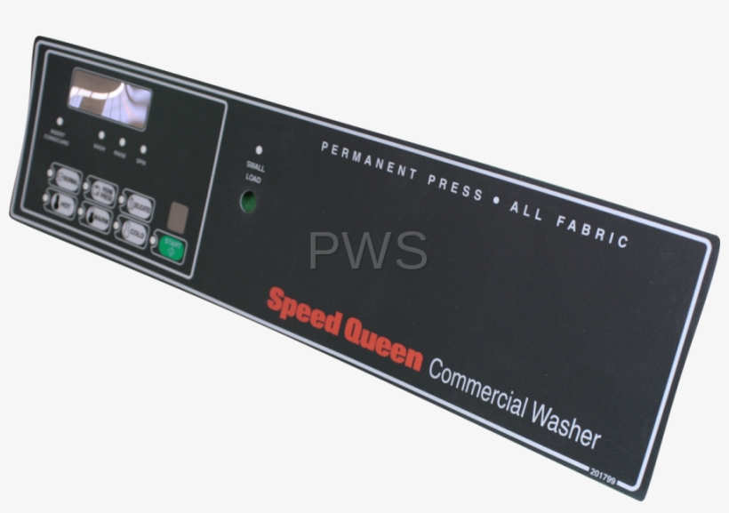 Speed Queen Parts - Speed Queen Overlay Control Panel 201799, transparent png