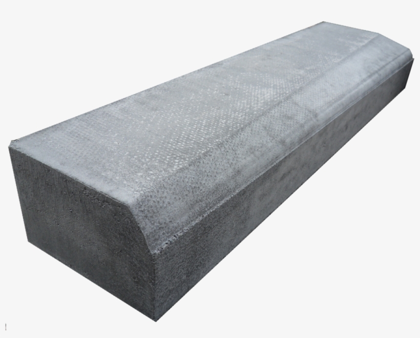 Conc Drop Kerb Half Battered Bullnosed - Bullnose Drop Kerb, transparent png