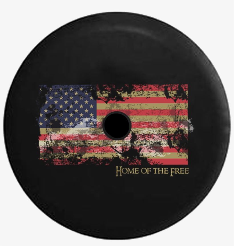 Jeep Wrangler Jl Backup Camera Vintage Distressed American - July 4 American Flag, transparent png