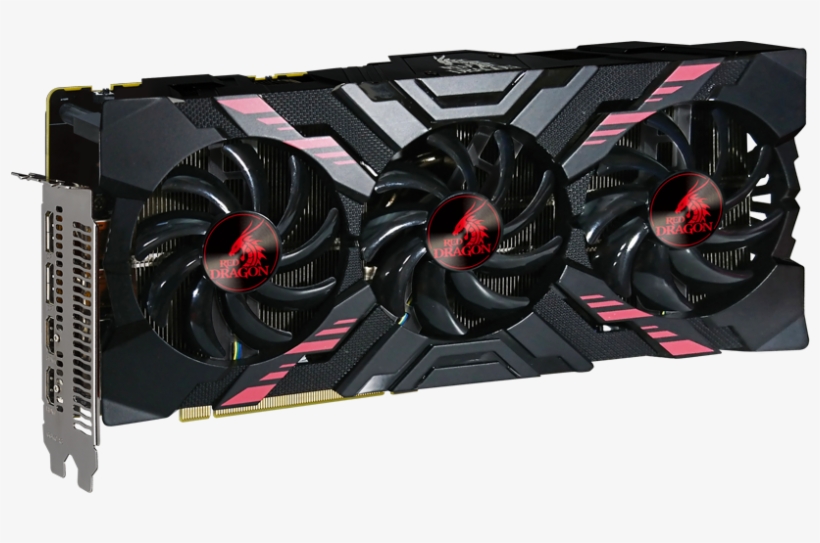 Powercolor - Red Dragon Rx Vega 56, transparent png