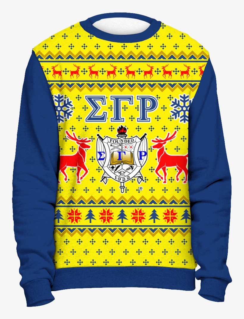 alpha kappa alpha ugly christmas sweater