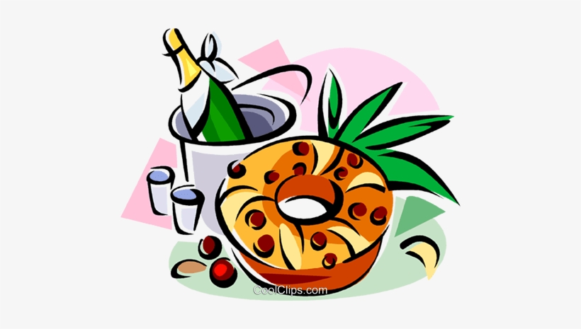 Bolo Rei, Portuguese Sweet Bread Royalty Free Vector - Bolo Rei Clipart, transparent png