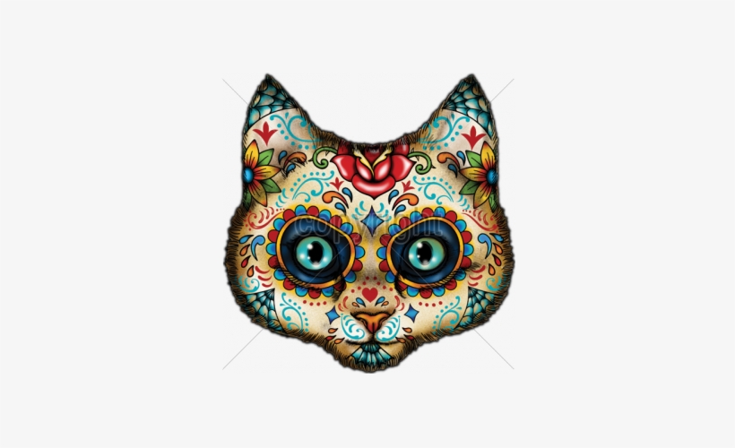 Cat Google Search Bee Boxes Pinterest - Day Of The Dead Cat Design, transparent png