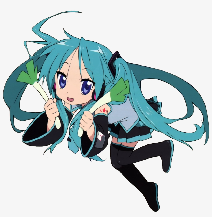 Kagamiku - Lucky Star Kagami Miku, transparent png