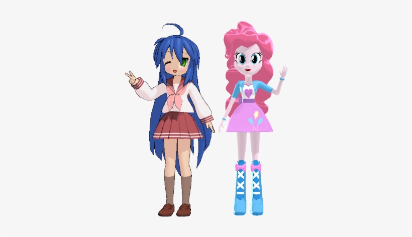 Elmarcosluckydel96, Crossover, Equestria Girls, Izumi - Konata Izumi, transparent png