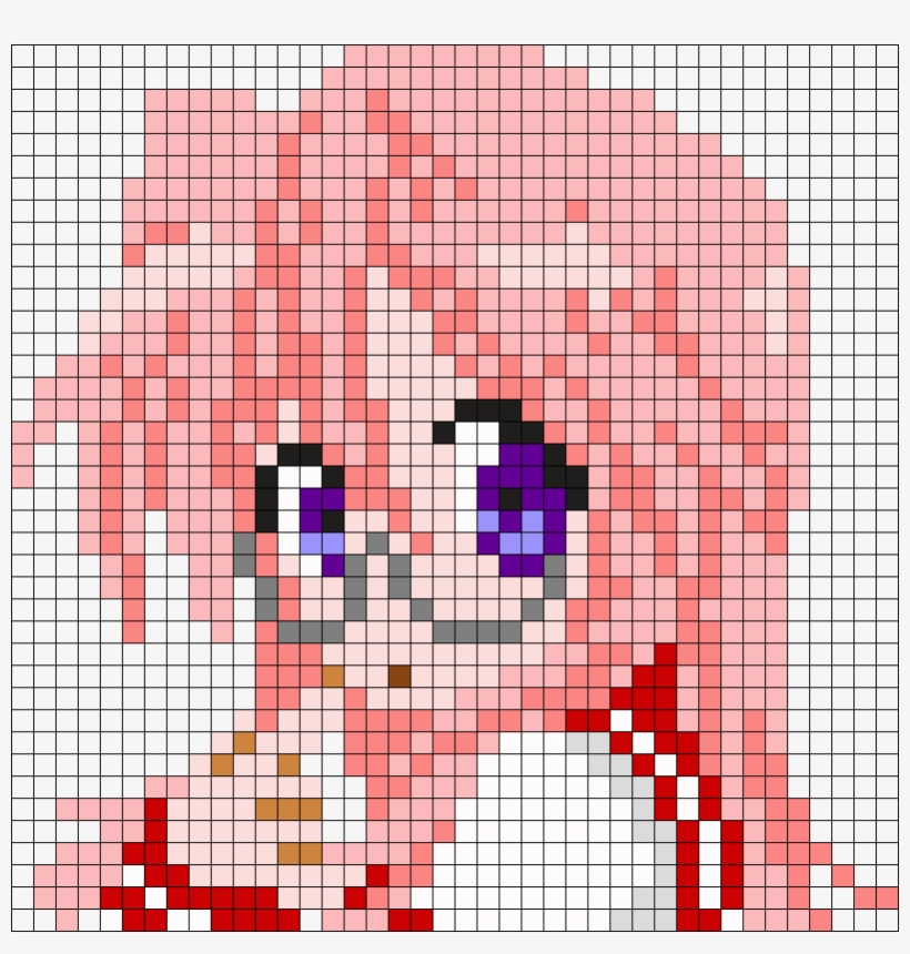 Lucky Star Miyuki Takara Perler Perler Bead Pattern - Lucky Star Pixel Art, transparent png