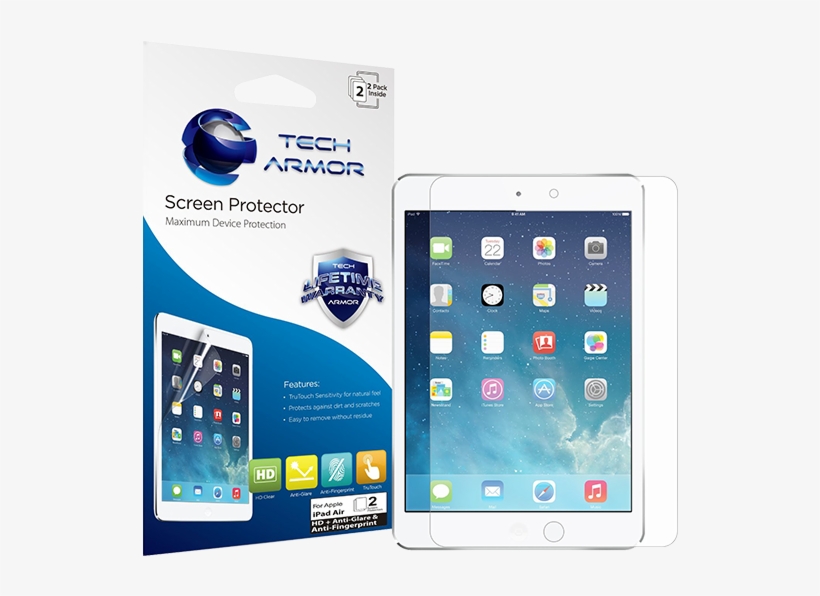 Tech Armor Ipad Air Anti Glare - Tech Armor Apple Ipad Air (generation 5) Clear Screen, transparent png