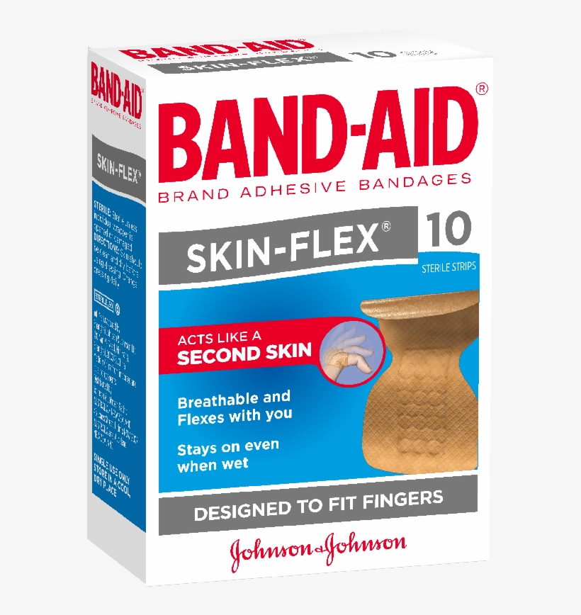 Ba Skinflex Finger 10 - Band Aid Johnson E Johnson, transparent png