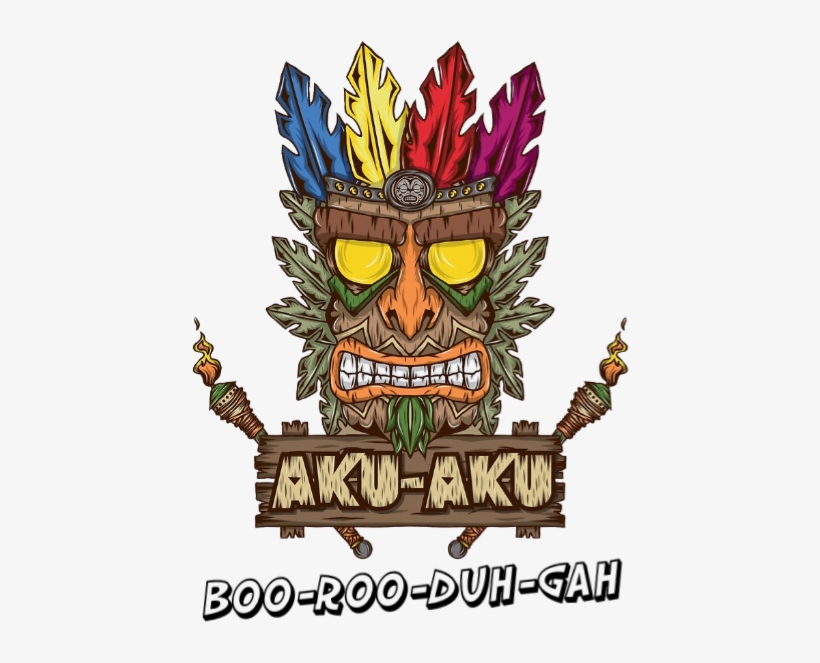 Model Image T Shirt - Aku Aku Logo, transparent png