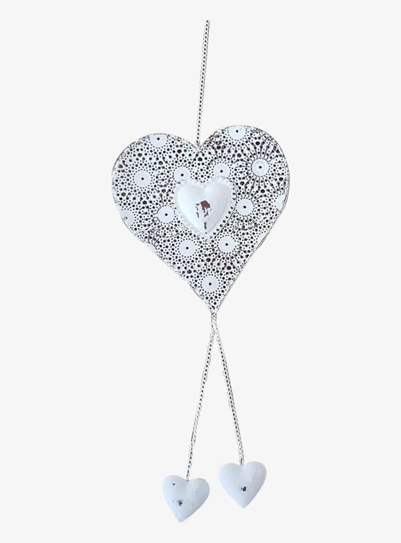 Picture Of Decorative Hanging Heart Large - Heart, transparent png