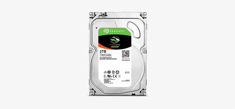 With A Traditional Hard Drive For A Compact Blend Of - Seagate 3.5", 2tb, Sata3, Firecuda Sshd Hybrid Desktop, transparent png