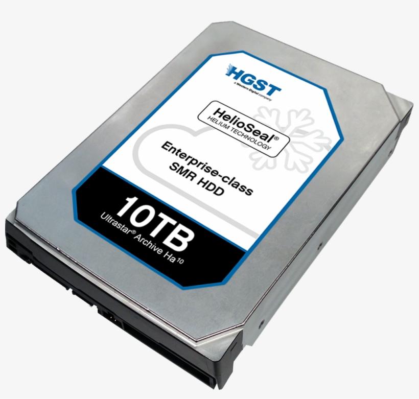 Hgst Delivers 10tb Enterprise Hard Disk - Hgst Ultrastar He8, transparent png