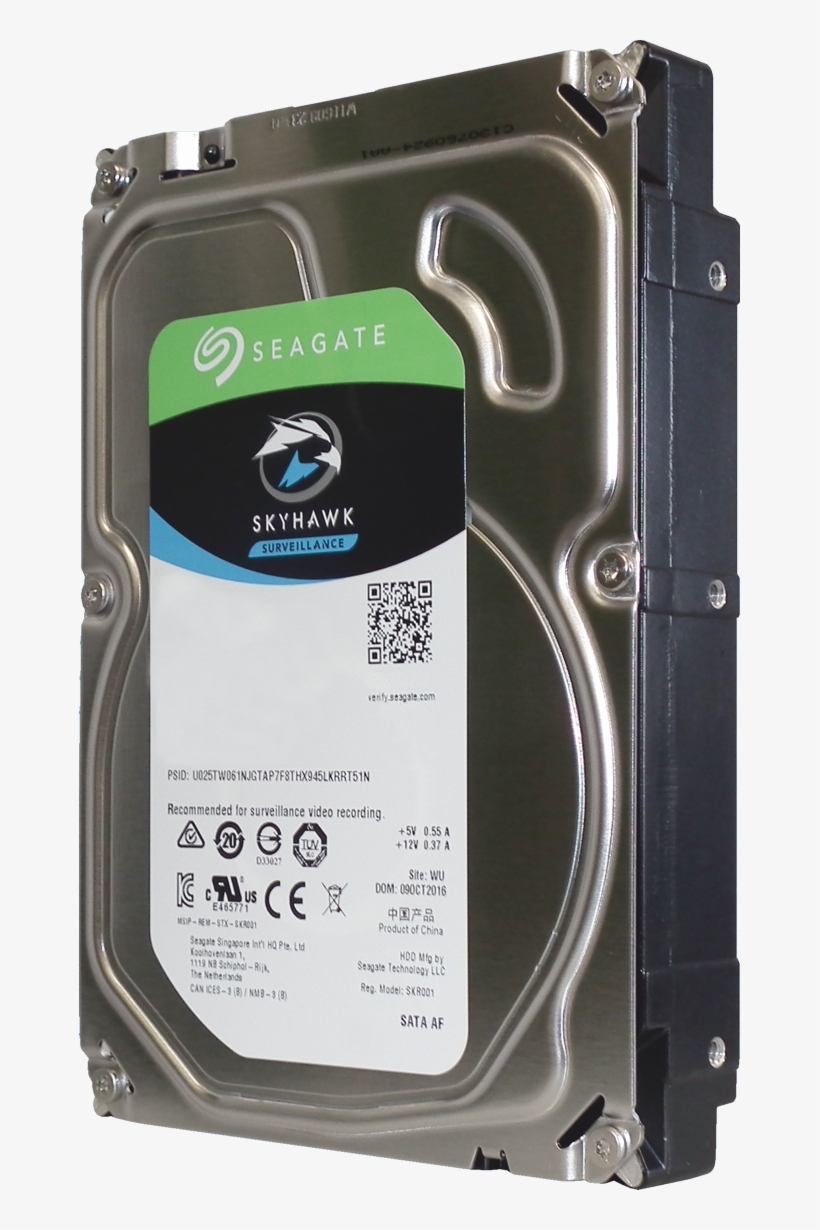 Hdd 4tb - 1tb Seagate Surveillance 3.5" Drive Skyhawk 6gb/s Sata3, transparent png