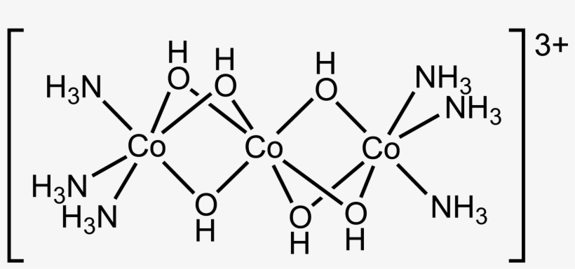 Werner's Supposed Second Hexol Cation 2d Plain - Hexol, transparent png