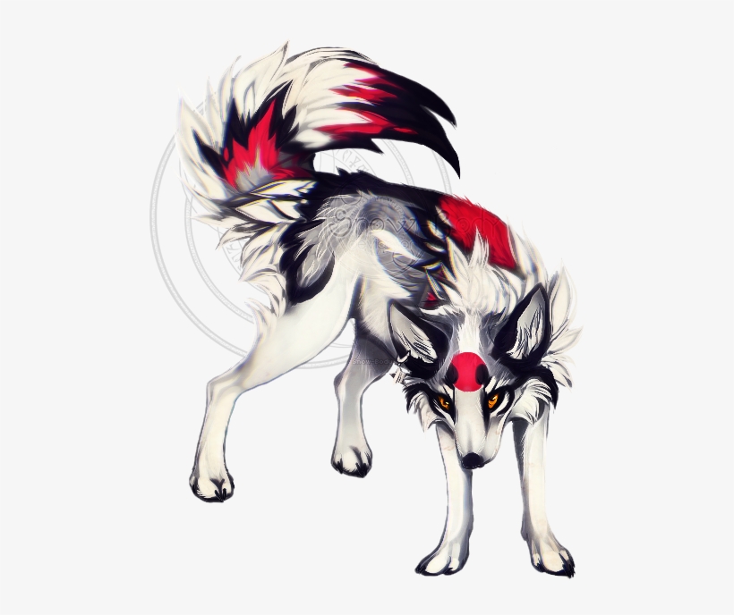 Werewolf Clipart Red Wolf - Snow Body Deviantart, transparent png