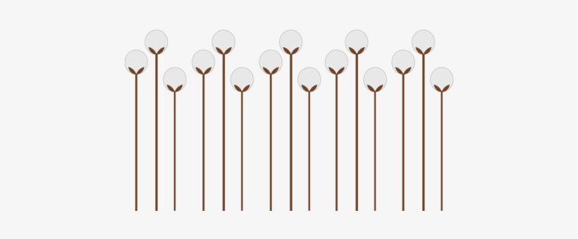 Cotton Plant Fabric Design Fabric By Gates And Gables - Cotton Plant Fabric Design By Megankaydesign - Customized, transparent png