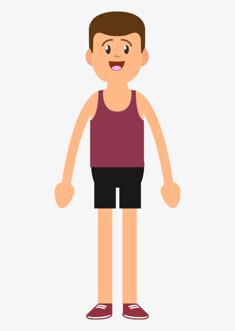 Freebie Sportig Man Vector Paket - Parcel, transparent png