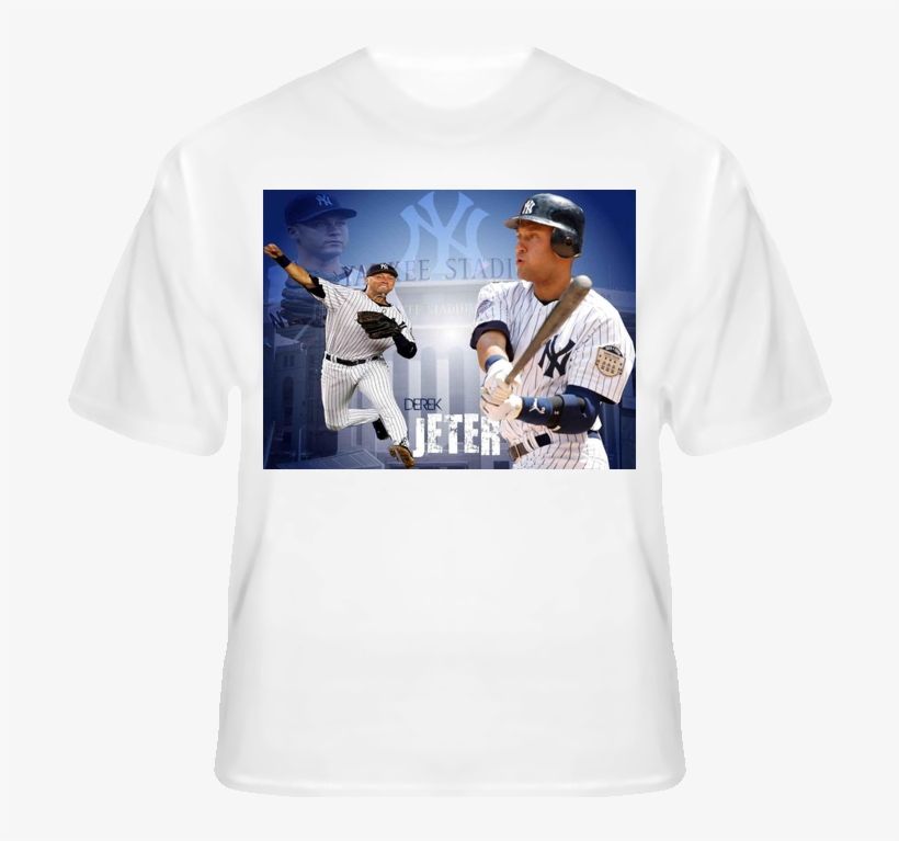 Derek Jeter Shirts - Derek Jeter Custom Diy Image Pillowcase Rectangle Pillow, transparent png