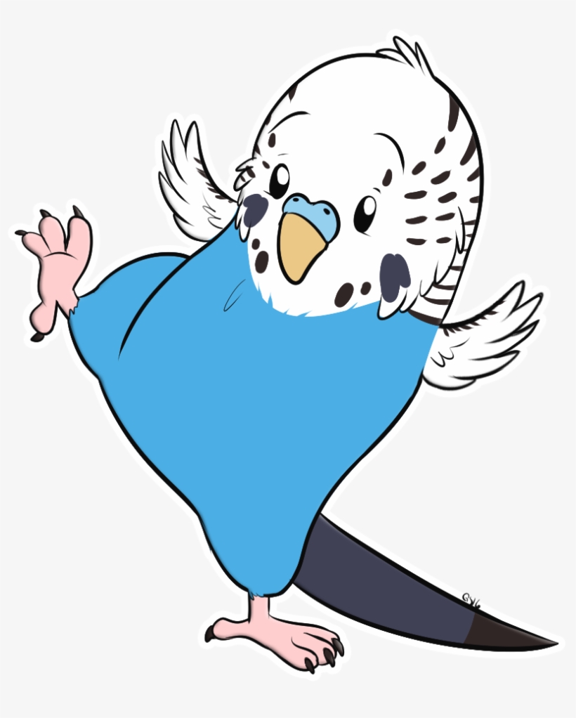 Senpai Budgie - Gift, transparent png
