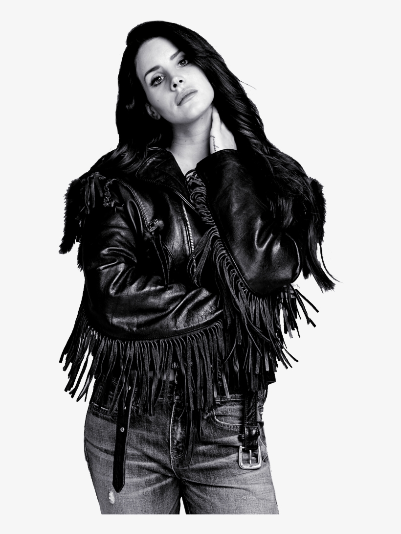 lana del rey fringe jacket