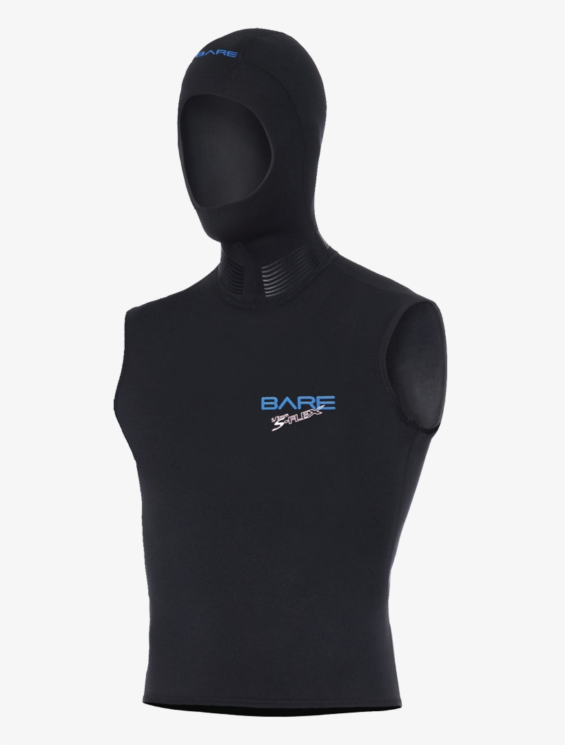 Front View - Bare Sport 5/3mm Hooded Vest - Womens, transparent png