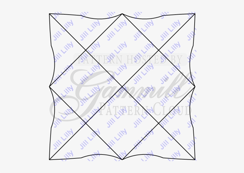 Small Crosshatch Grid Block - Triangle, transparent png