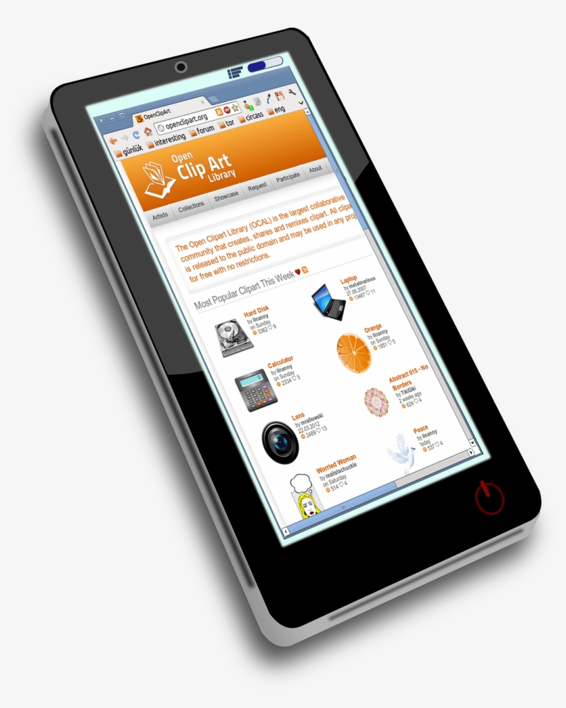 Floor Clipart Swipe - Smartphone, transparent png