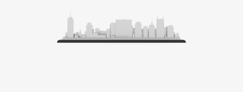 Nashville Stainless Steel Skyline - Nashville Skyline Transparent White, transparent png