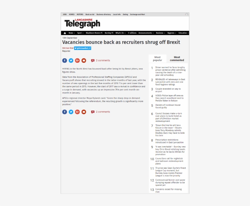 Vacancysoft & Apsco Northern England Report Featured - England, transparent png