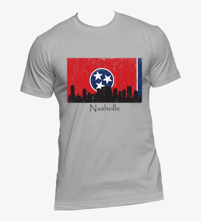 Nashville Skyline Men's Short Sleeve T-shirt - Maryville, transparent png