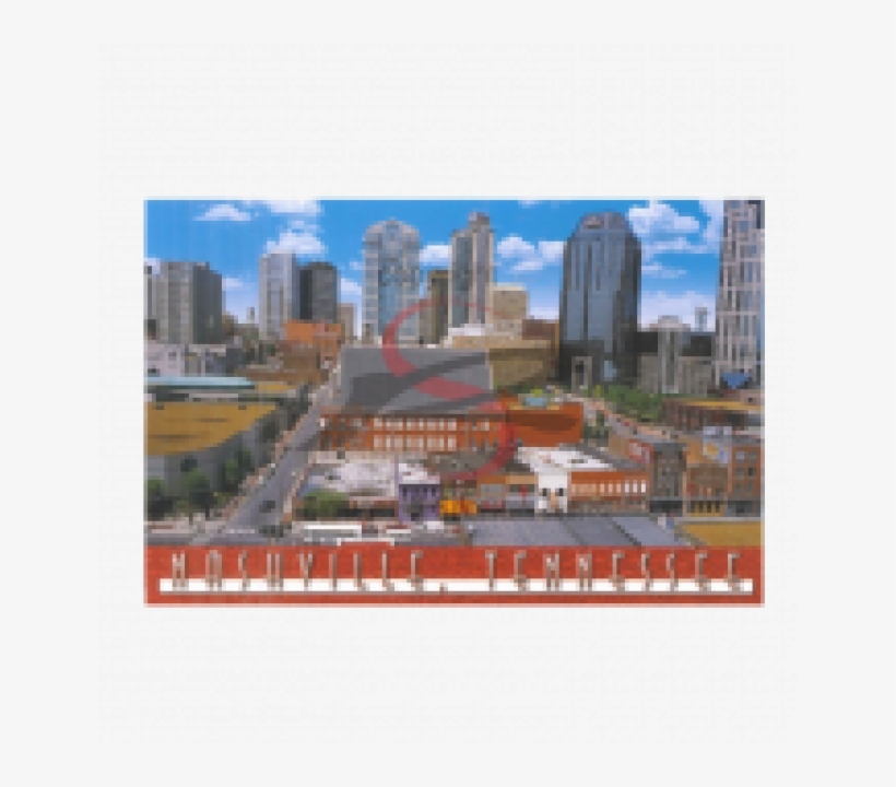 Nashville Postcard Pack- Aerial Ryman With Skyline - Ryman Auditorium, transparent png