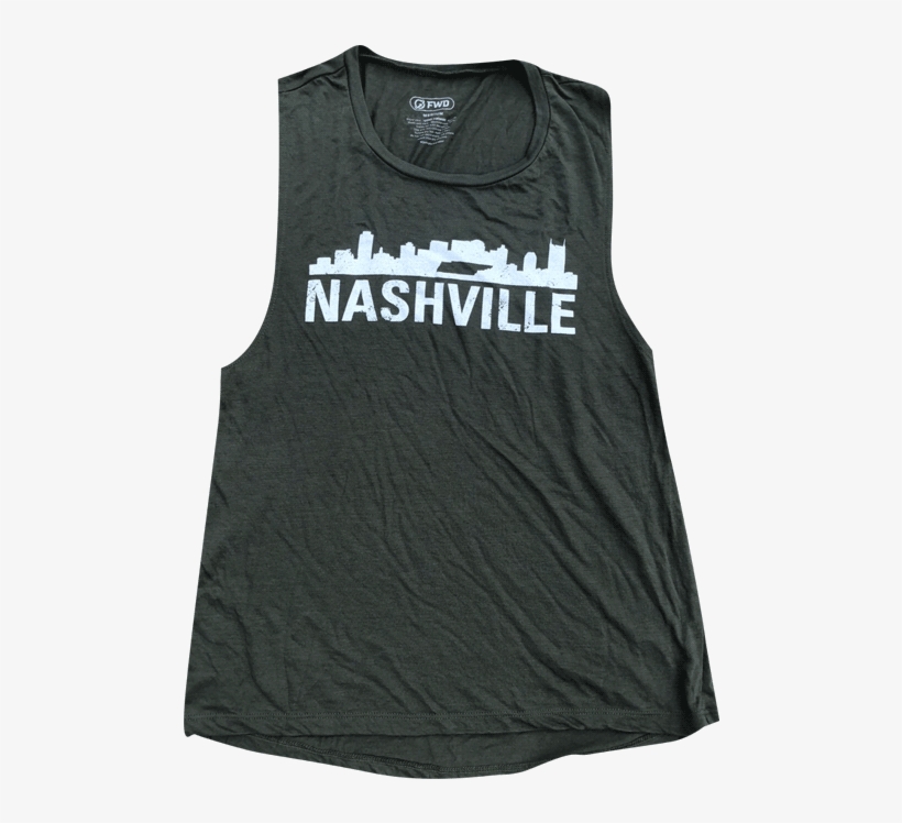 Nashville Skyline Tank - Active Tank, transparent png