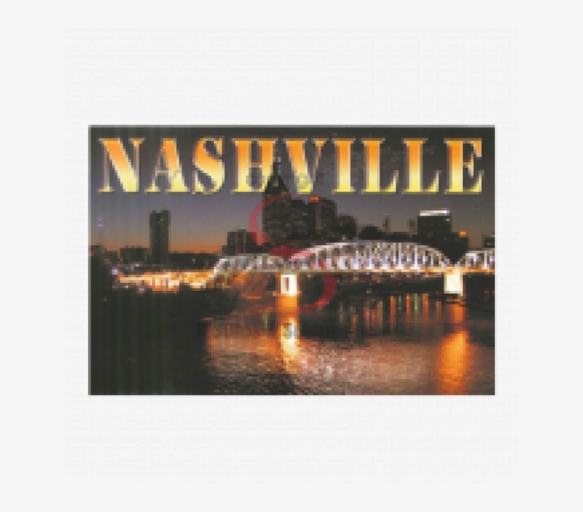 Nashville Postcard Pack- Night Pedestrian Bridge - Nashville, transparent png