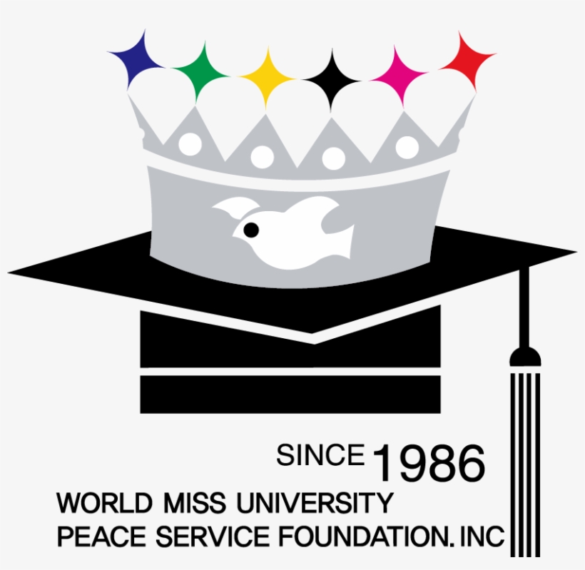 월드미스 학사모 로고 - Miss World University Logo, transparent png