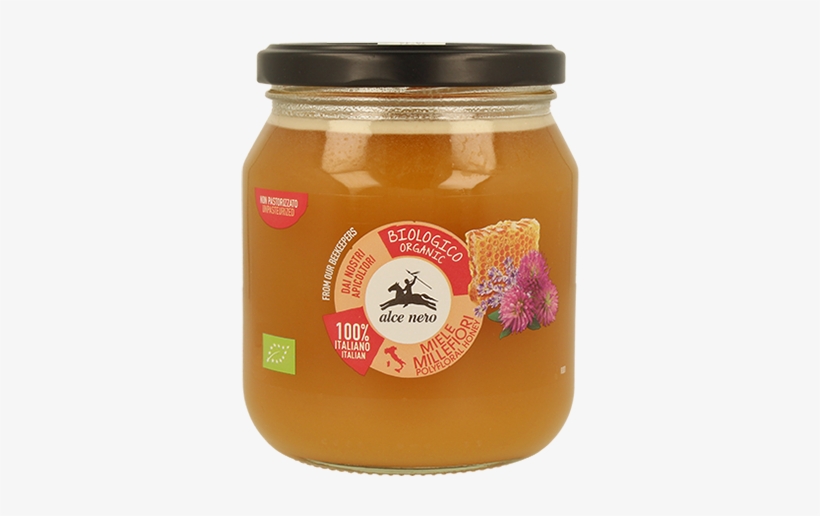 Organic Italian Wildflower Honey - Alce Nero Spa Honey Orange Italian Bio300g, transparent png