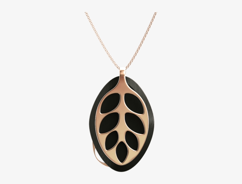 Gleam Necklace - Bellabeat Leaf Classic Necklace Accessory, Rose Gold, transparent png