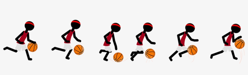 Stickman Dunking, transparent png