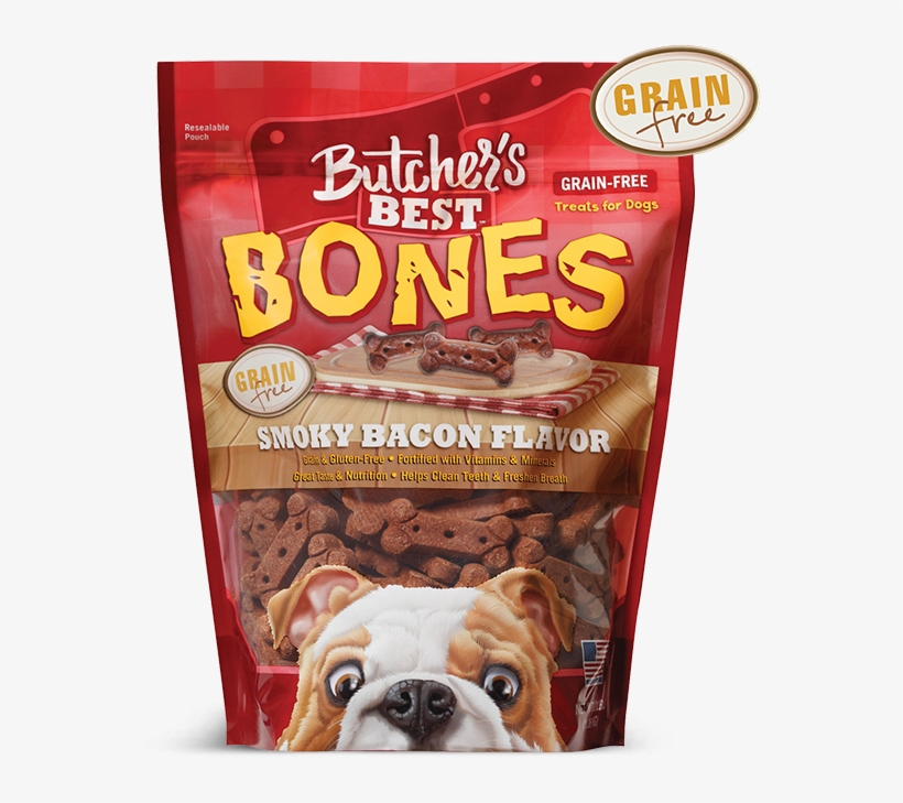 Butcher's Best Bones tm Smoky Bacon Flavor Butchers Best Dog Food, Classic Blend 16 Lb
