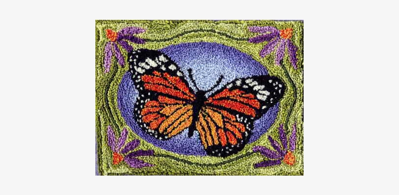 Monarch - Punch Needle, transparent png
