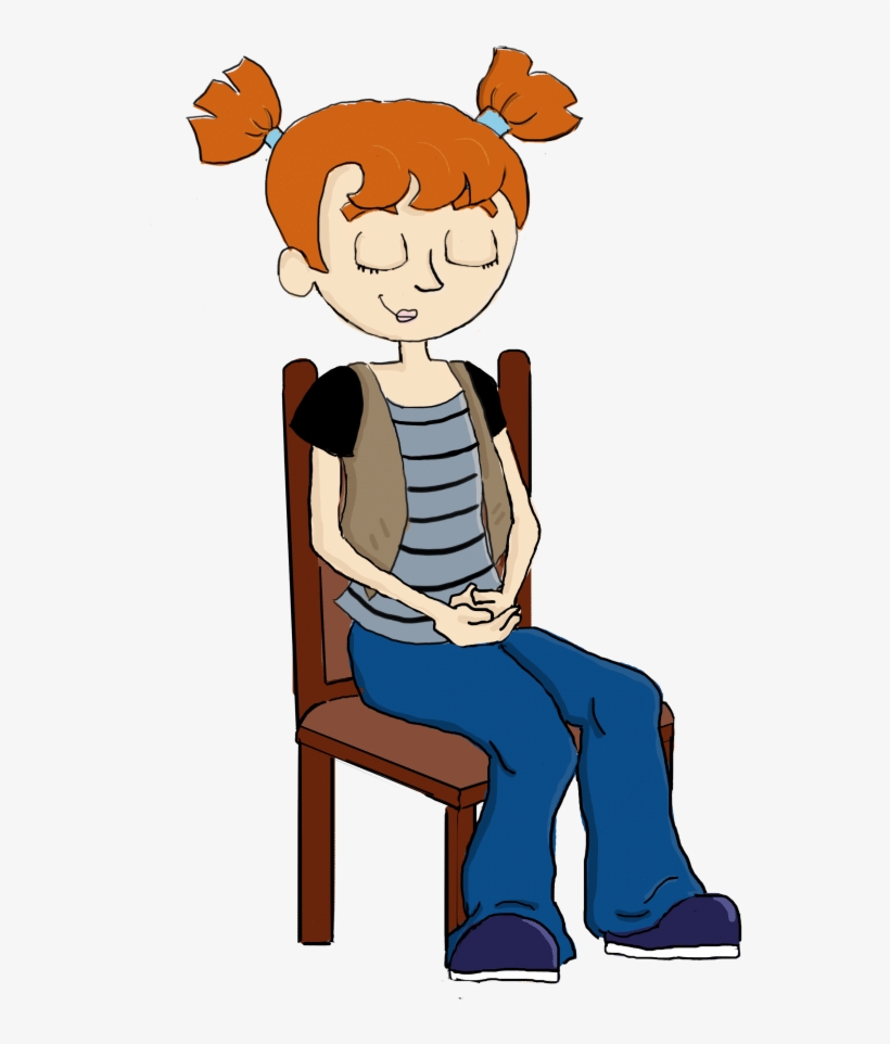 Lonely Clipart Anxious Child - Calm Child Clipart, transparent png
