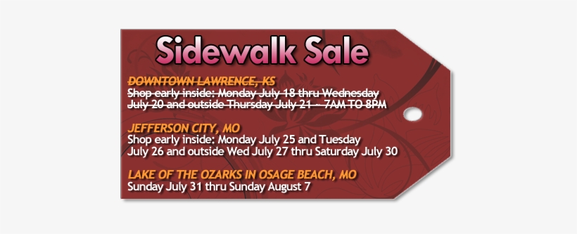 Promos Sidewalk Sale - Orange, transparent png