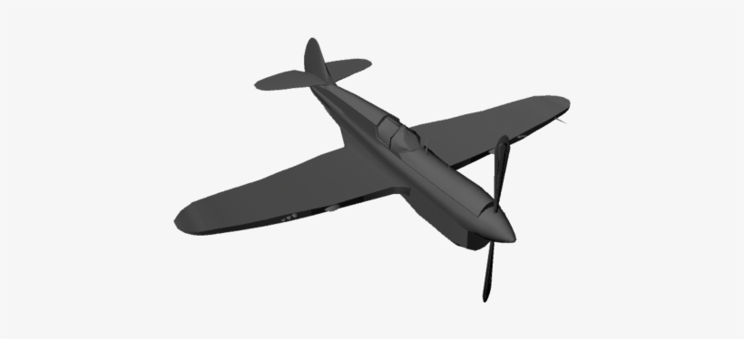 Basic Propeller Plane 3d Model Ma Mb - Plane Propeller 3d, transparent png
