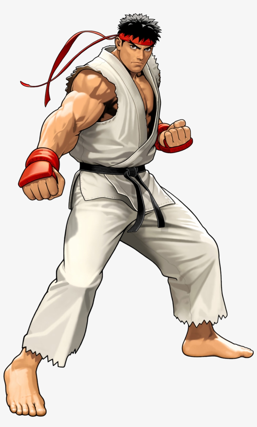 Ryu As He Appears In Tatsunoko Vs Capcom - Ryu Street Fighter Vector, transparent png