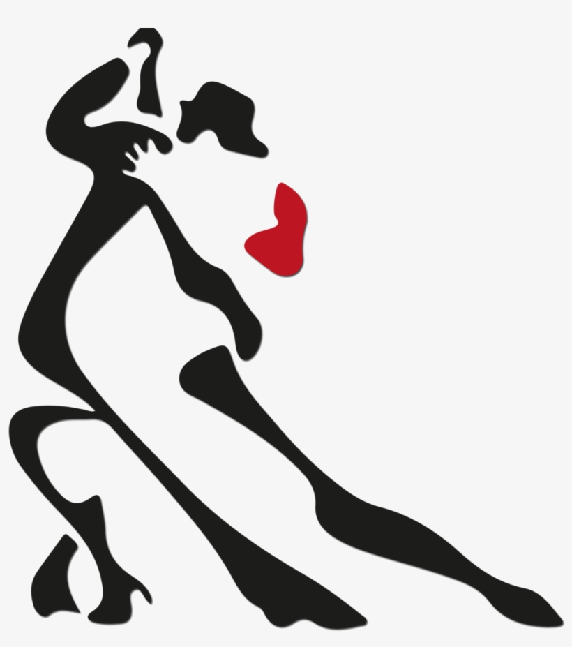 Do You Want To Give Alternative Tango Music A Go - Romantic Paintings Of Couples Dancing Black And White, transparent png