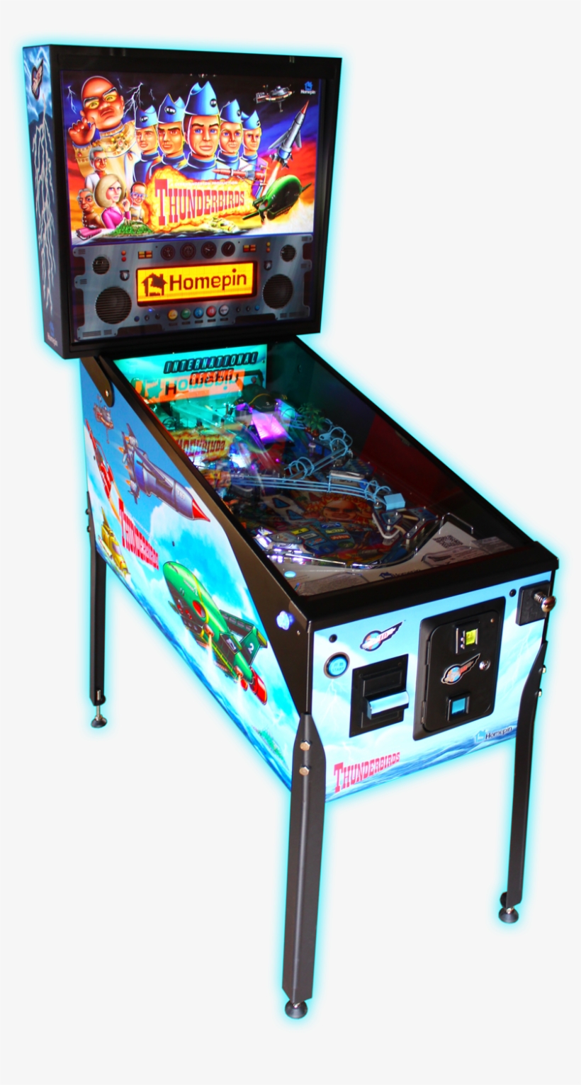 Thunderbirds Pinball Machine, transparent png